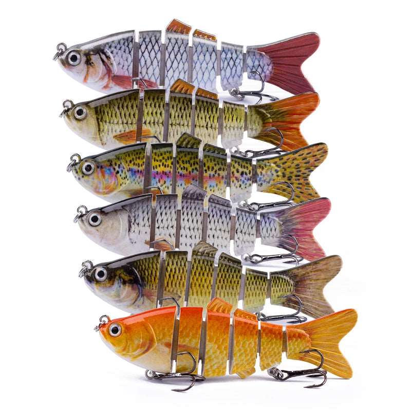 18 Colors Fishing Lures 10cm 16.5g Multi Jointed Wobblers Swimbait Hard Artificial Bait Crankbait Sinking Pike Bass Tackle