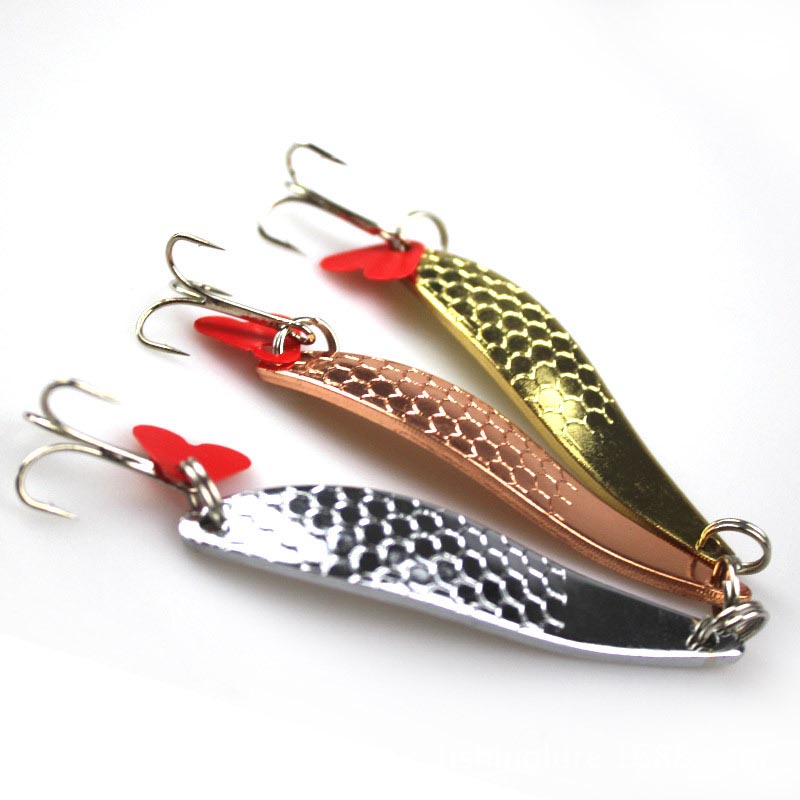 Promotion Mixed Colors Fishing Lures Spoon Bait Metal Lure Kit iscas artificias Hard Bait Fresh Water Bass Pike Bait