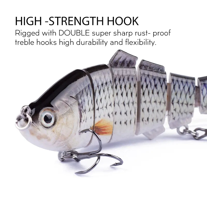 18 Colors Fishing Lures 10cm 16.5g Multi Jointed Wobblers Swimbait Hard Artificial Bait Crankbait Sinking Pike Bass Tackle