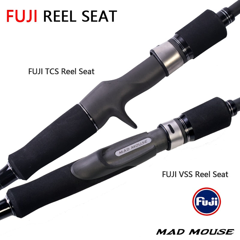 MADMOUSE Japan Full Fuji Parts Slow Jigging Rod 6"3 Jig Weight 80-350G 15kgs Shipping/casting Boat Rod Slatwater Fishing Rod