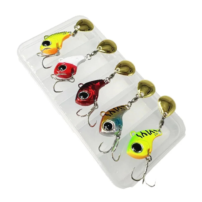 VIB Hard Bait Set Fishing Lure Sinking Long Shot Rattling Crankabit Wobbler Artificial Pesca For Bass Pike Vibration Spinner