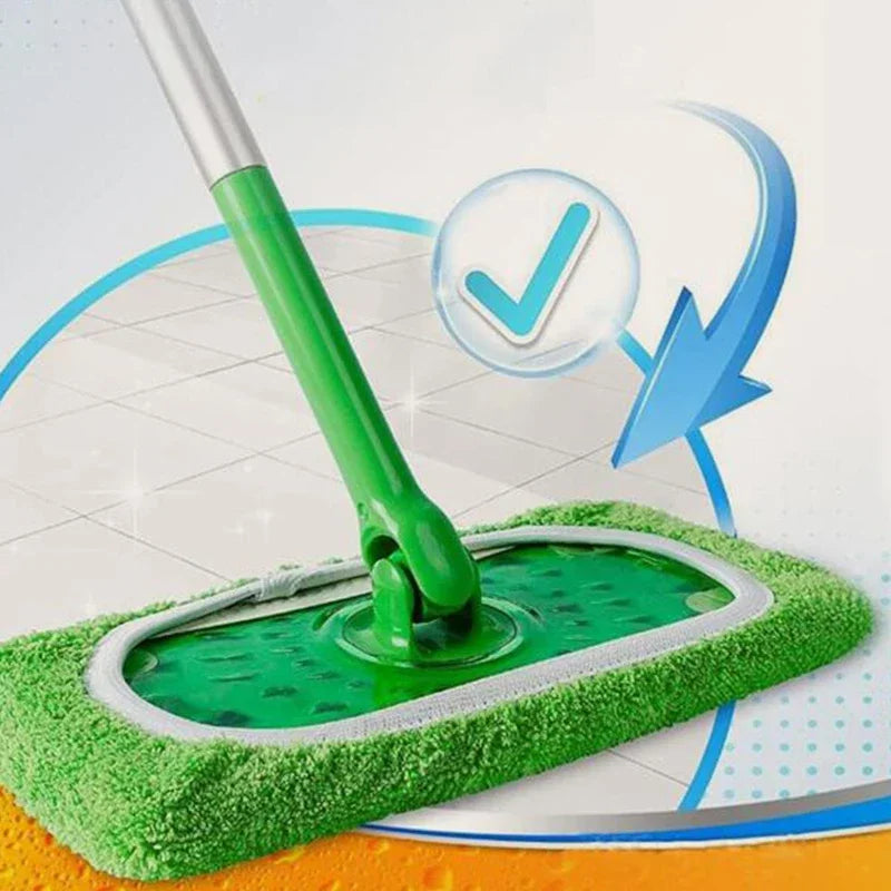 Suitable for 25 X 11.5CM mop board Swiffer Flat Mops Cleaning Home Microfiber Mop Cloth Scouring Pad Reusable Accessories