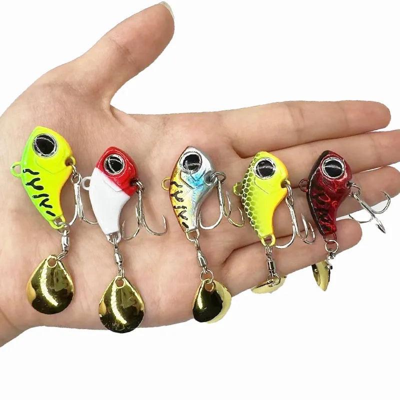 VIB Hard Bait Set Fishing Lure Sinking Long Shot Rattling Crankabit Wobbler Artificial Pesca For Bass Pike Vibration Spinner