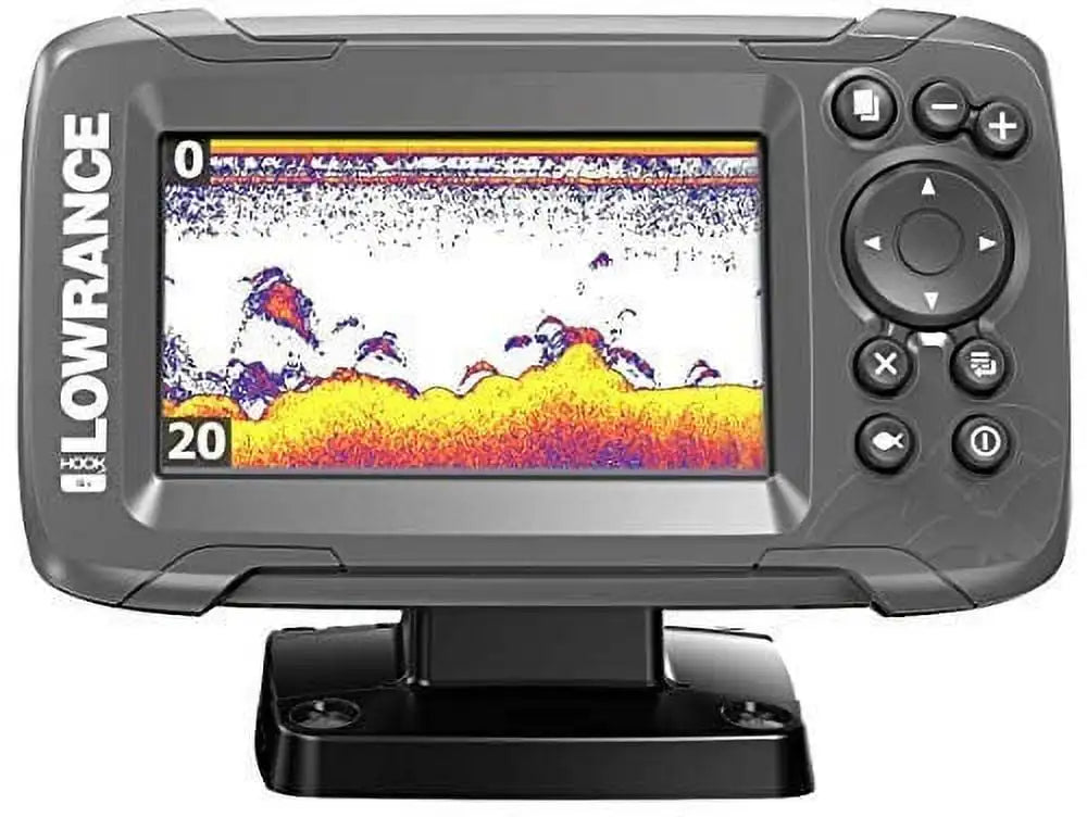 Lowrance HOOK2 4x Fish Finder with Bullet Skimmer Transducer