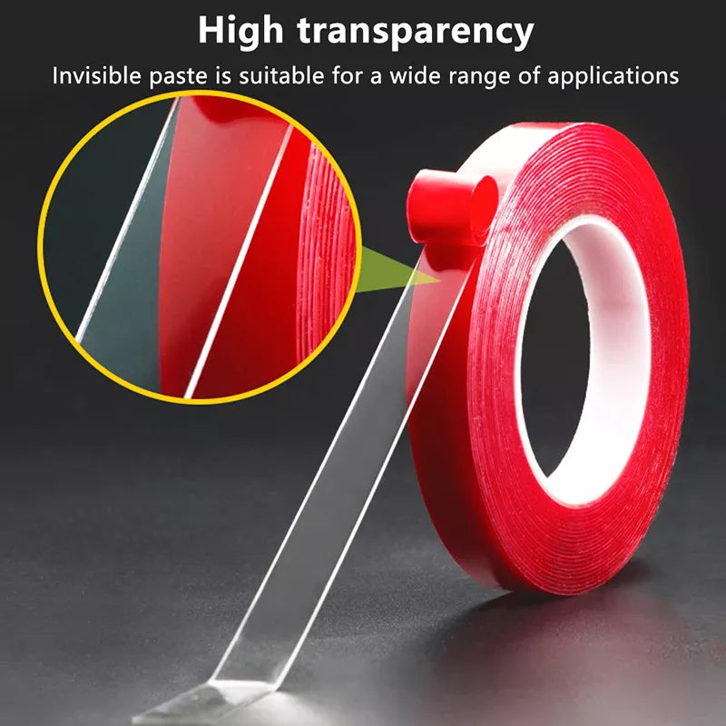 3 Meters Super Strong Double Sided Adhesive Tape Transparent Waterproof Sticker No Traces Nano Tapes For Home Bathroom Supplies