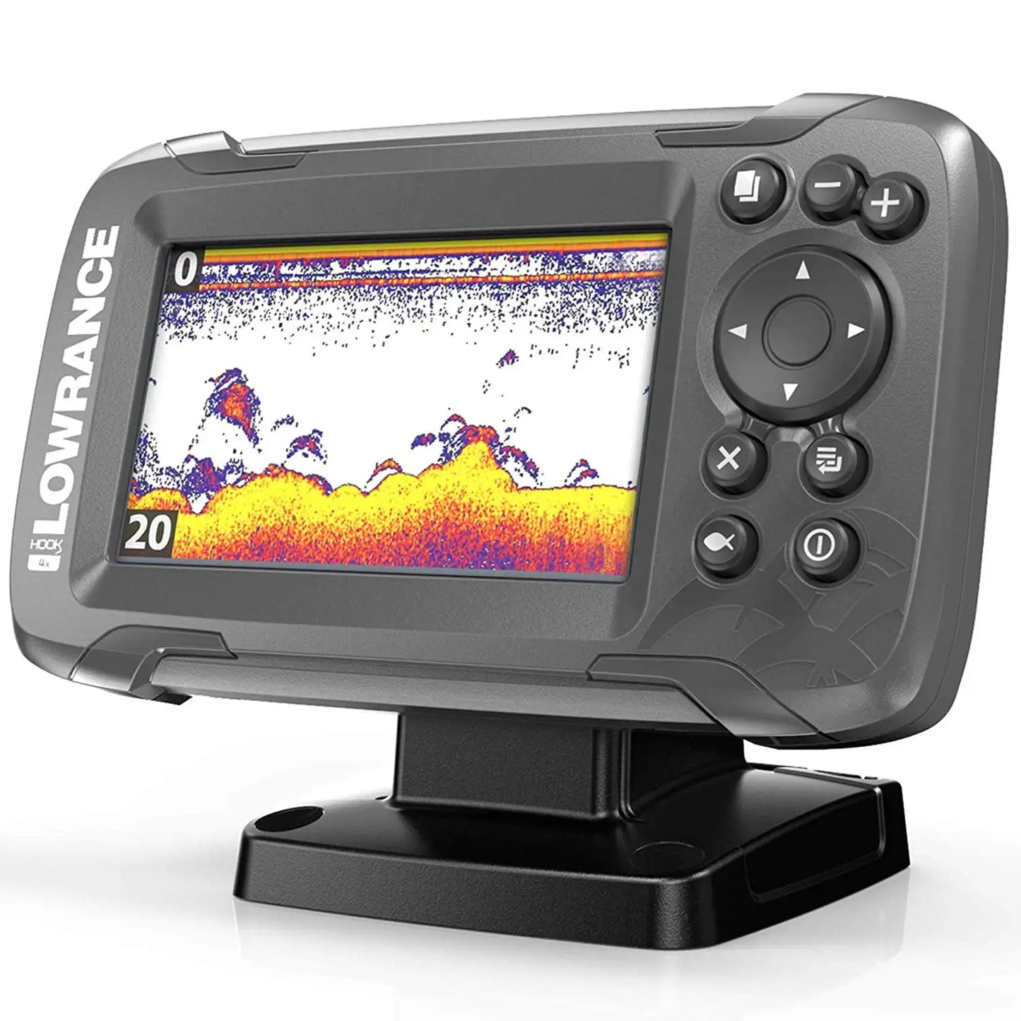 Lowrance HOOK2 4x Fish Finder with Bullet Skimmer Transducer