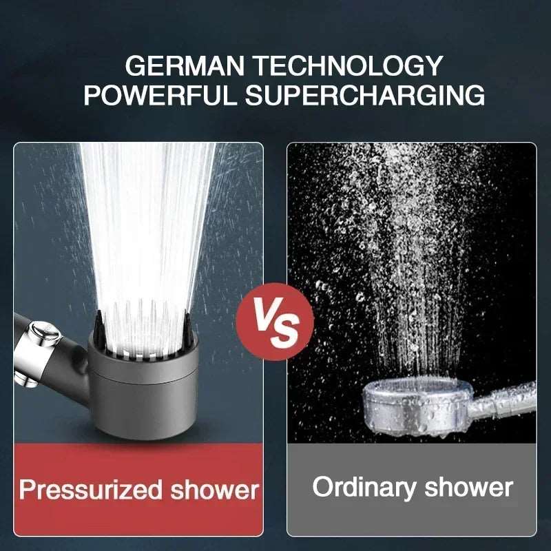 3 Modes Shower Head High Pressure Showerhead Portable Filter Rainfall Faucet Tap Bathroom Bath Home Innovative Accessories