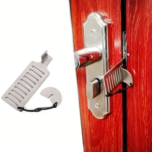 Portable Door Lock 10 Holes Security Door Locker Safety Latch Metal Lock Home Room Hotel Anti Theft Security Lock