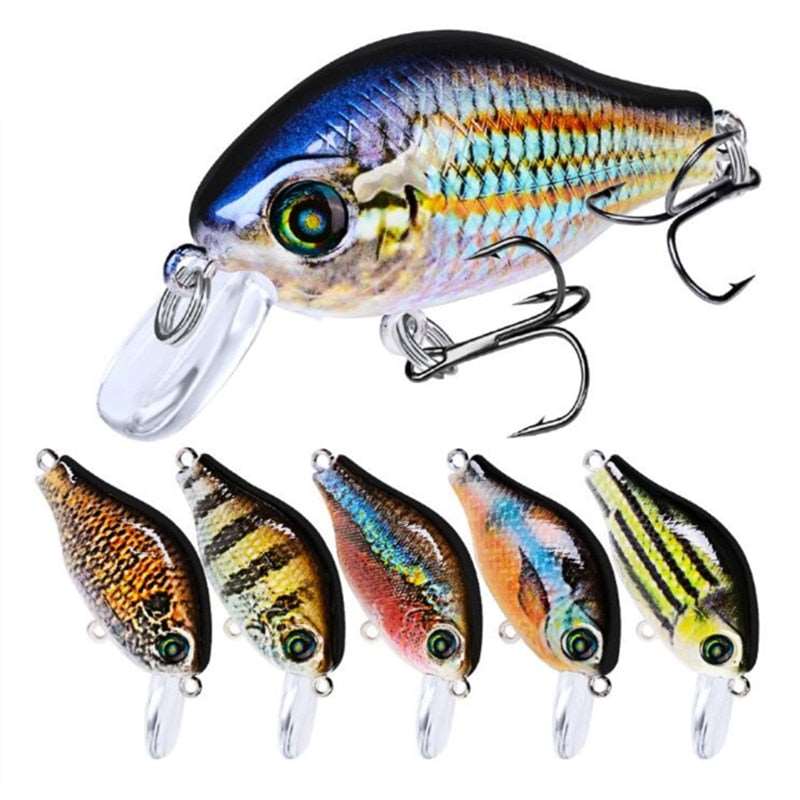 1Pcs 52mm 8.5g Crank Fishing Lure Wobblers Floating Artificial Plastic Hard Bait Trout Crankbait Bass Pike Japan Fishing Tackle