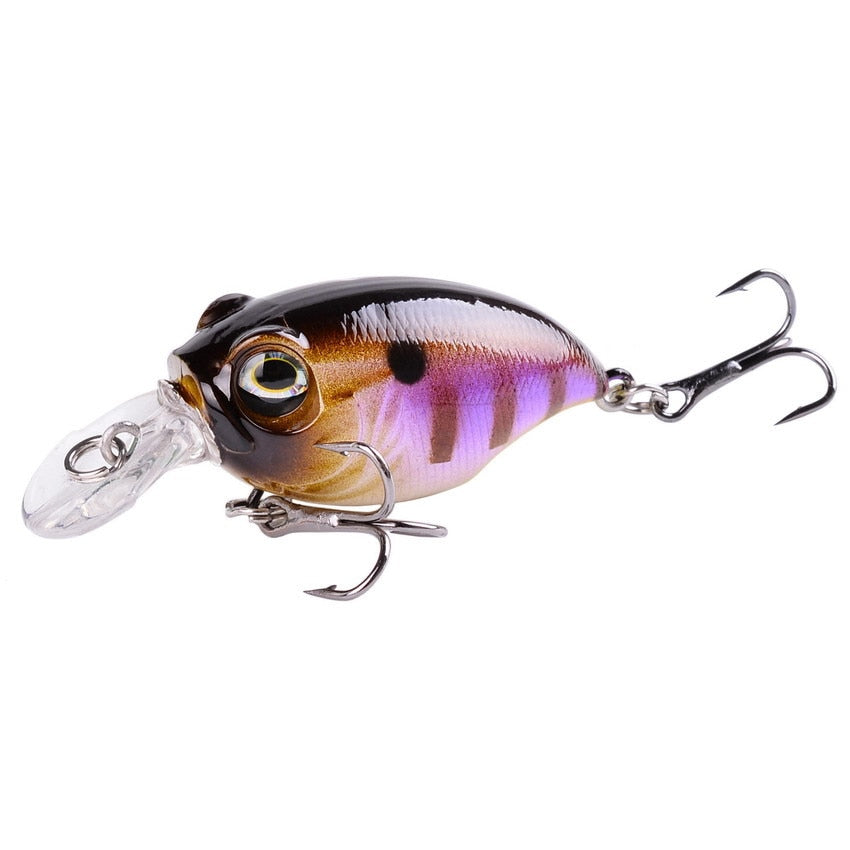 1Pcs 52mm 8.5g Crank Fishing Lure Wobblers Floating Artificial Plastic Hard Bait Trout Crankbait Bass Pike Japan Fishing Tackle