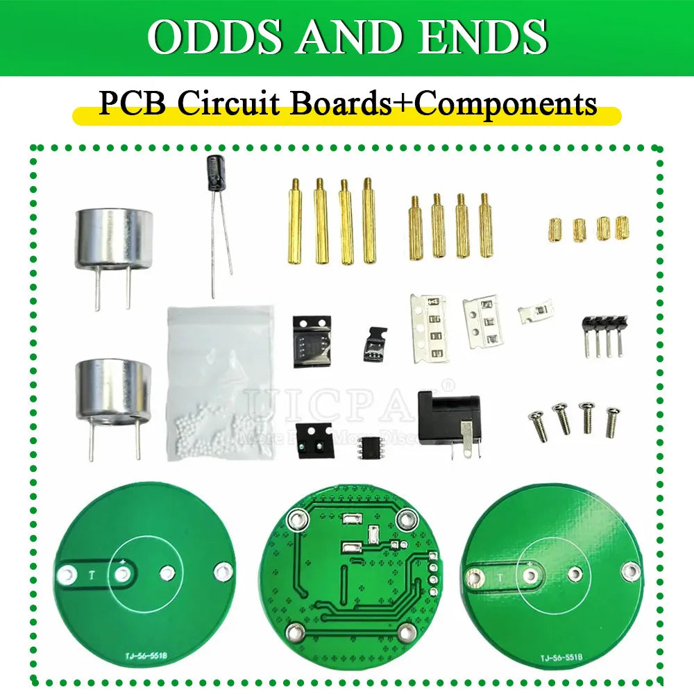 DIY Ultrasonic Levitation Kit Floating Standing Wave Control DIY Soldering Project Electronic Kit Acoustic Suspension 12V